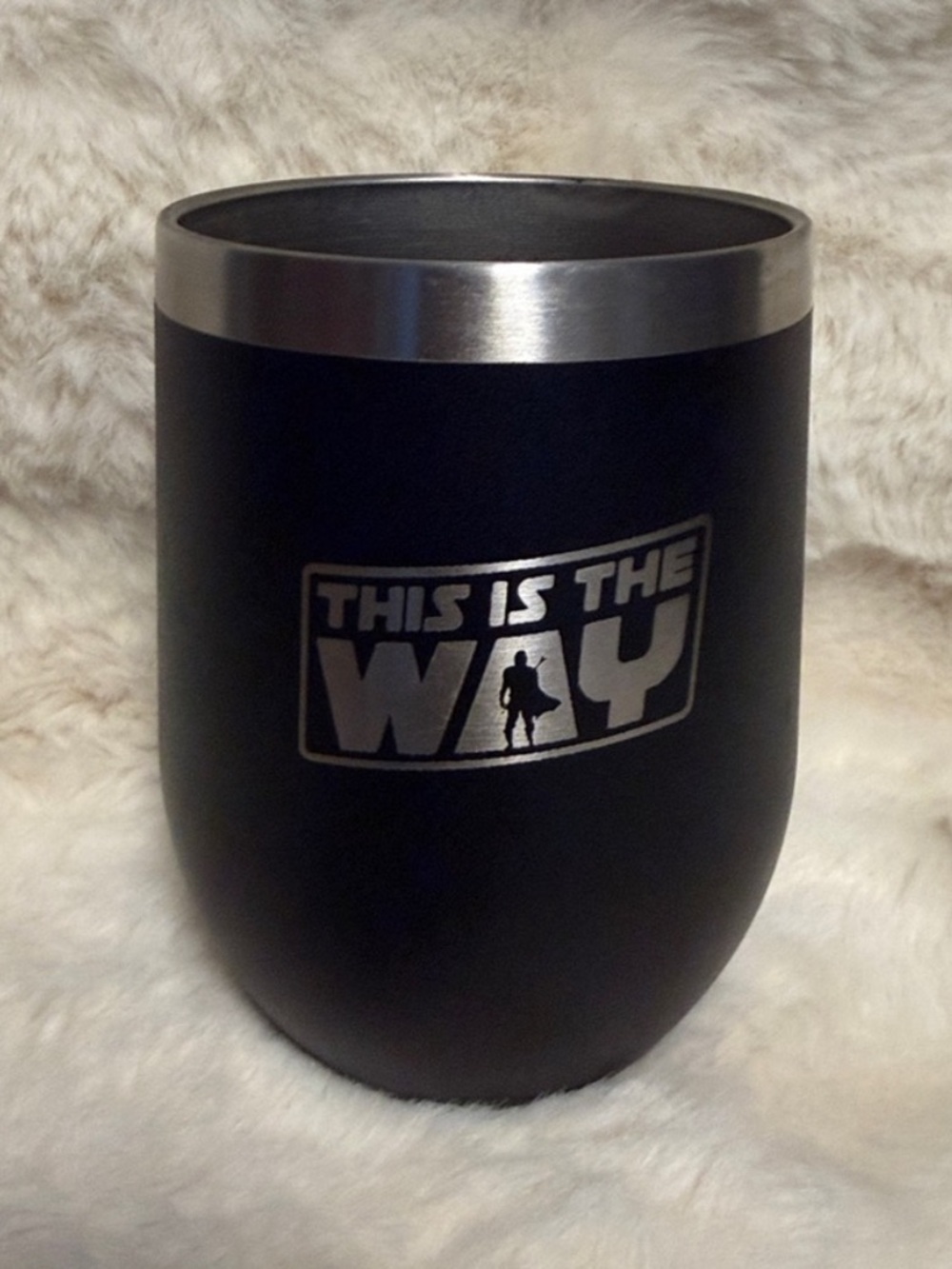 Star Wars Mandalorian This Is The Way Black Insulated Tumbler